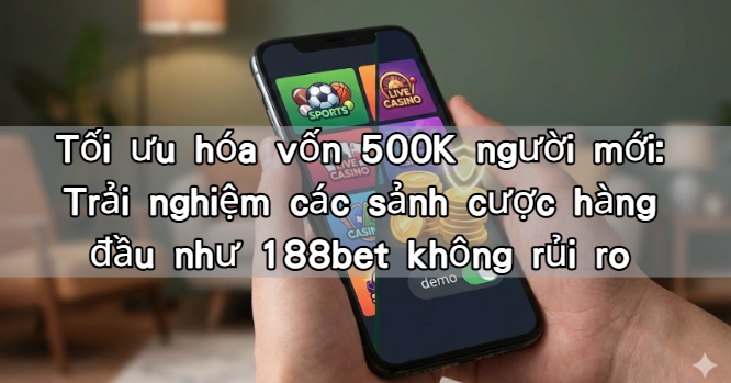 Tối ưu hóa vốn 500K người mới: Trải nghiệm các sảnh cược hàng đầu như 188bet không rủi ro