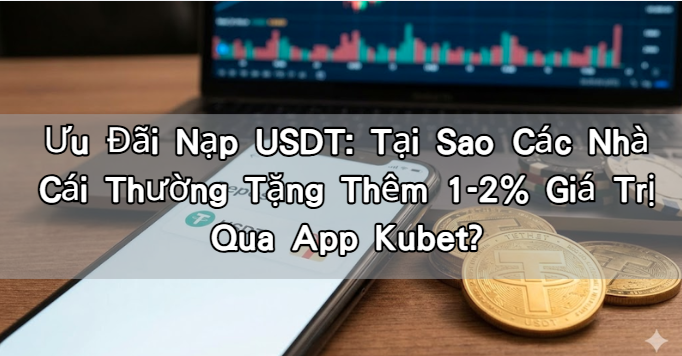 Ưu Đãi Nạp USDT: Tại Sao Các Nhà Cái Thường Tặng Thêm 1-2% Giá Trị Qua App Kubet?